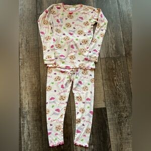 2-piece Girl’s size 8 CWDkids (Cute Well-dressed kids) cookies & milk pajama set